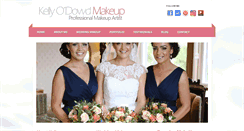 Desktop Screenshot of kellyodowdmakeup.com