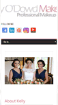 Mobile Screenshot of kellyodowdmakeup.com
